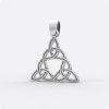 Узел Бригит из серебра